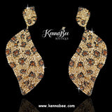 Dark Leopard Large Swirls