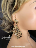 Dark Leopard Large Swirls