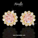 Light Rose Magnet Studs