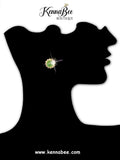 Peridot Magnet Studs