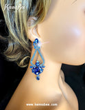 Sapphire Cluster Drops