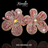 For DAWN - Pink Rhinestone Lightweight Flowers