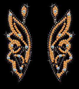 CUSTOM for Autumn - Sun/Jet/AB Butterflies - Gold Metal