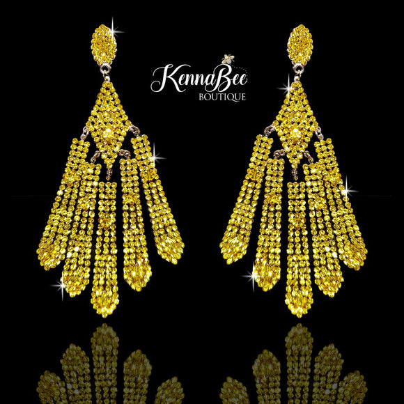 Yellow 5-Bar Dangles