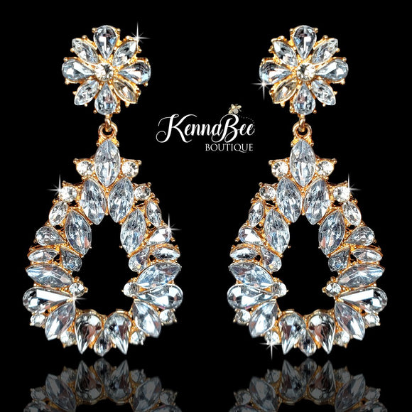 Crystal Pear Drops