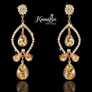 Amber/Pink Double Drops