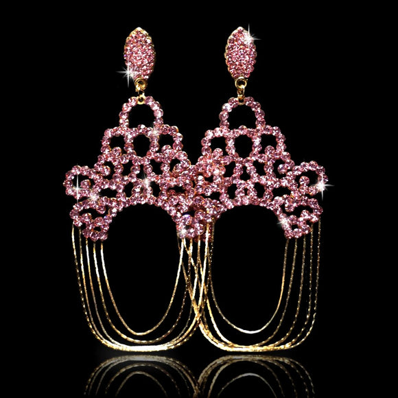 Lt. Pink Crown Fringe