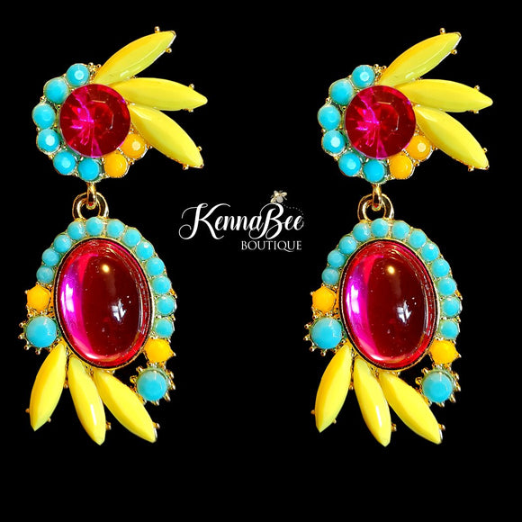 Fuchsia/Yellow Mini Spikes