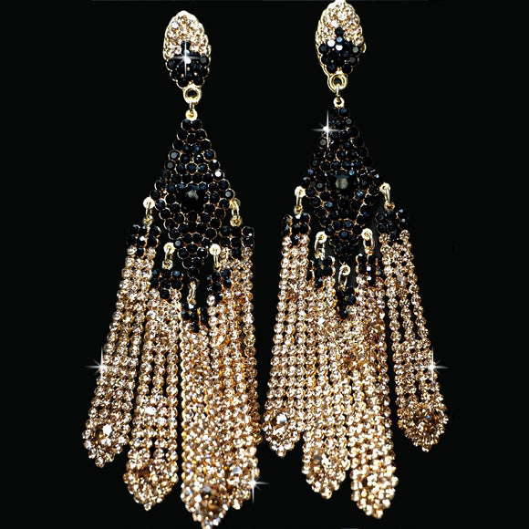 Black and Gold Ombre 5 Bar