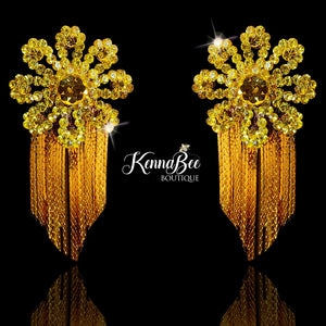 Yellow Flower with Fringe