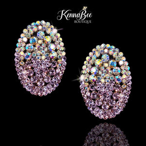 Violet AB Ombre Oval