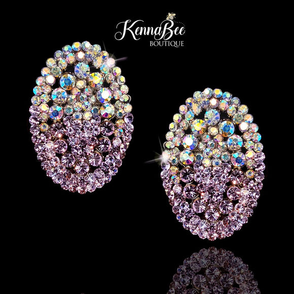 Violet AB Ombre Oval