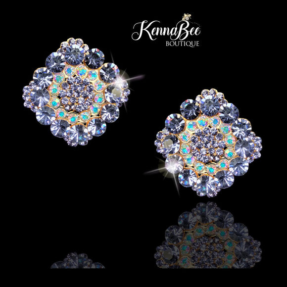 Tanzanite/AB Buttons