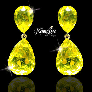 CLIP-ON Yellow KK Large Drops