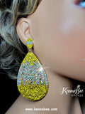 Citrine/AB/Citrine Ombre Extra Large Drops