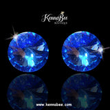 Sapphire Swarovski Studs