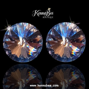 Light Blue Swarovski Studs