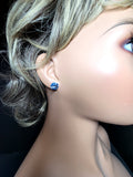 Light Blue Swarovski Studs