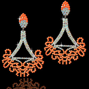 Orange Coral AB Chandeliers