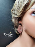 Apricot Pear Earrings